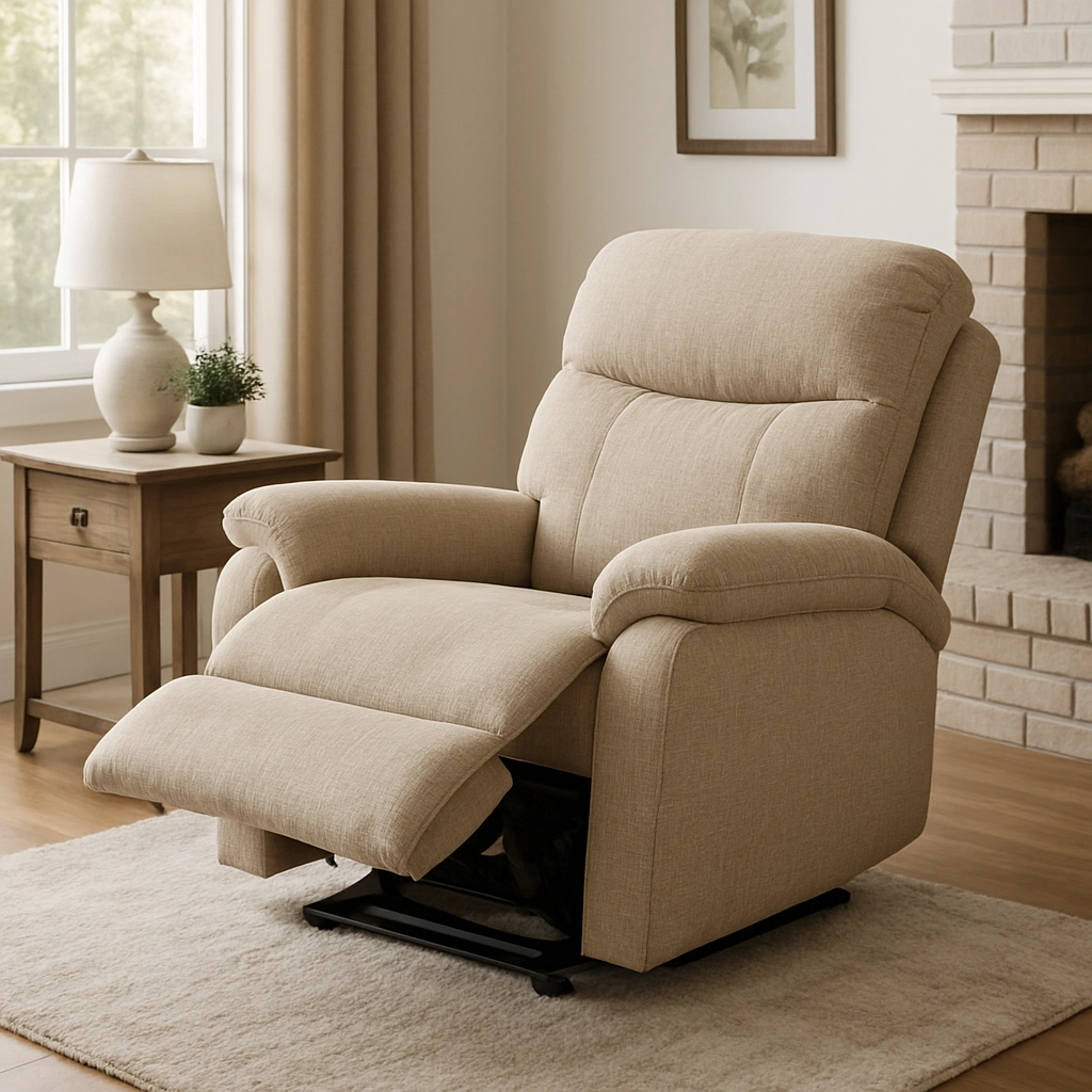 Lift chair in a living room